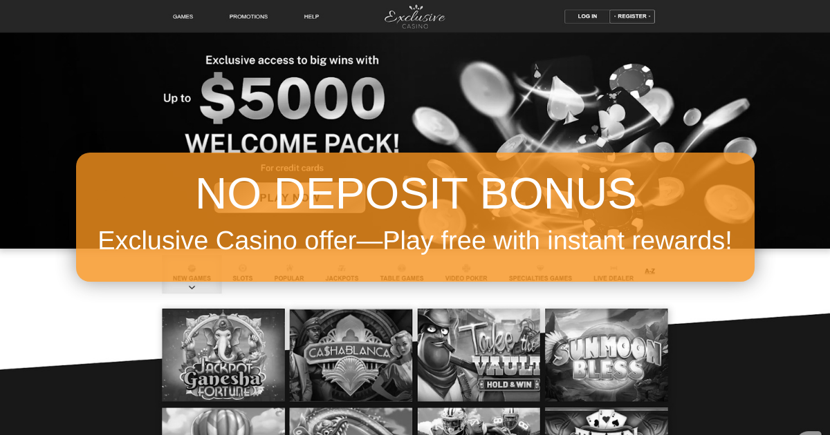 Exclusive Casino Bonus Code: No Deposit Bonus 2026 USA - Verified